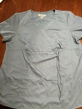 Women's Scrub Tops XL Teal Grey's Anatomy By Barco