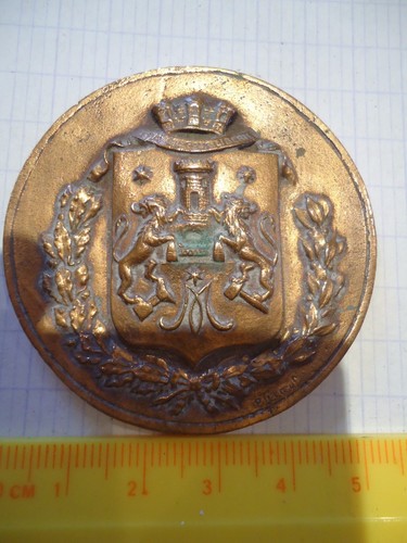 Medaille Bronze Wappen Arbeit Paix Liberty Etui Unterzeichnet Französische - Picture 2 of 3