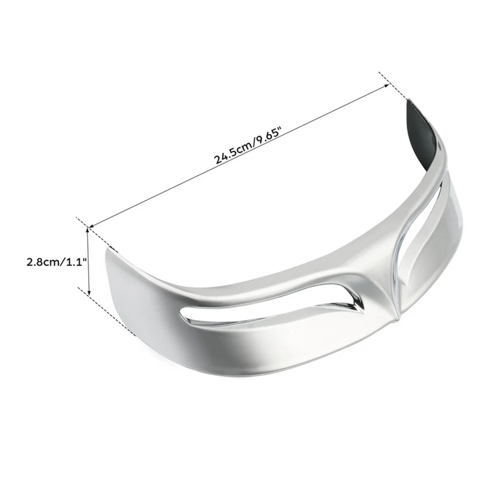 Punta de embellecedor trasero cromado para motocicleta Harley Softail Fat Boy FLSTF 2007-2017 Foto 2 de 4