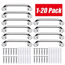 Stainless Steel Grab Bar Bathroom Safety Handicap Shower Tub Handle Support Lot