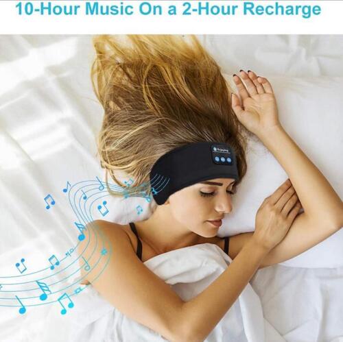 Wireless Bluetooth Sleep Headband Comfortable Side Sleepers Music Mask - Picture 5 of 11