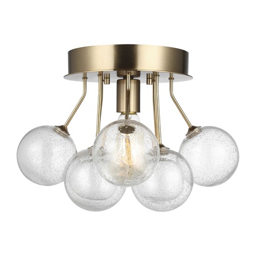 Brassville Ceiling Light in Satin Brass