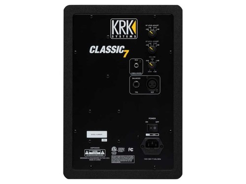 KRK CLASSIC 7 RP7 G3 coppia BLACK STUDIO MONITOR ATTIVO 2 VIE 7"/1" 70W RMS New - Foto 3 di 3