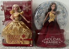 Mattel Holday Barbie 2016 and 2020 (collect both dolls for a great deal!)