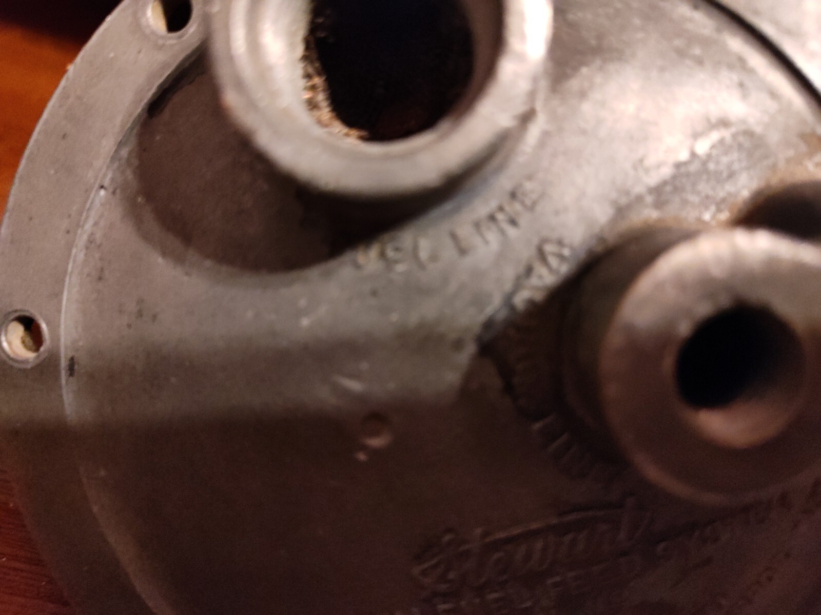 1920's Stewart Warner Vacuum Fuel Feed System and Tank Model 215G Top