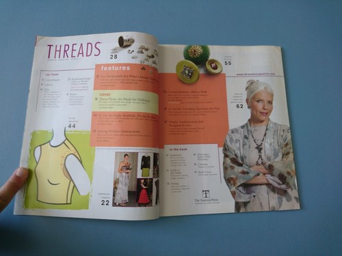 THREADS MAGAZIN LOT 12 AUSGABEN 2004-2006 Bände 115-126 & THREADS SAMMLERKOFFER - Bild 10 von 24