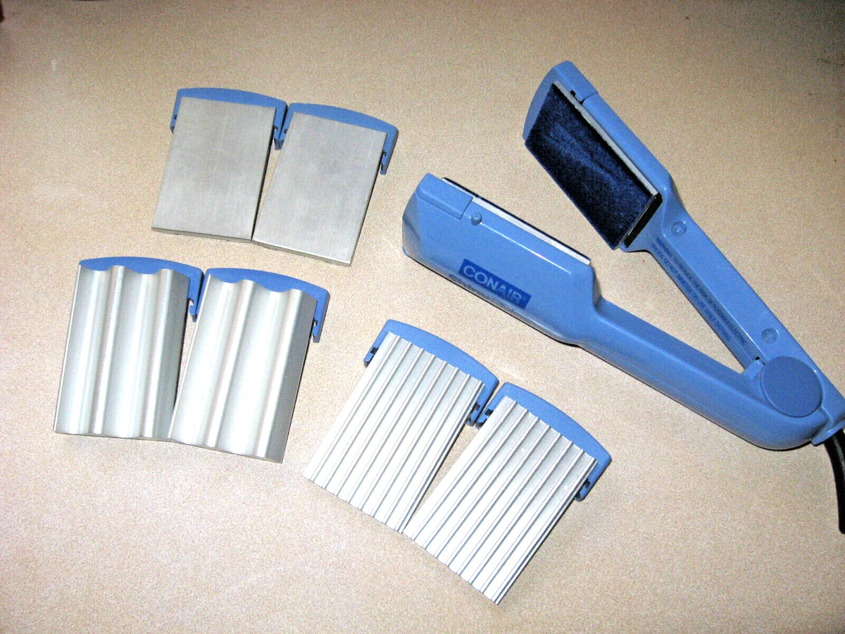 Conair Blue Hair Crimper with Interchangeable Plates Conair Hair Crimpers Irons for sale | eBay main image 3
