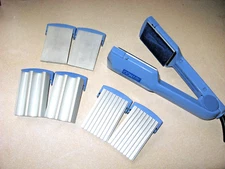 CONAIR SHINY STYLES 4 in 1 STRAIGHTNER (velvet), CRIMPER, WAVER, IRON BLUE