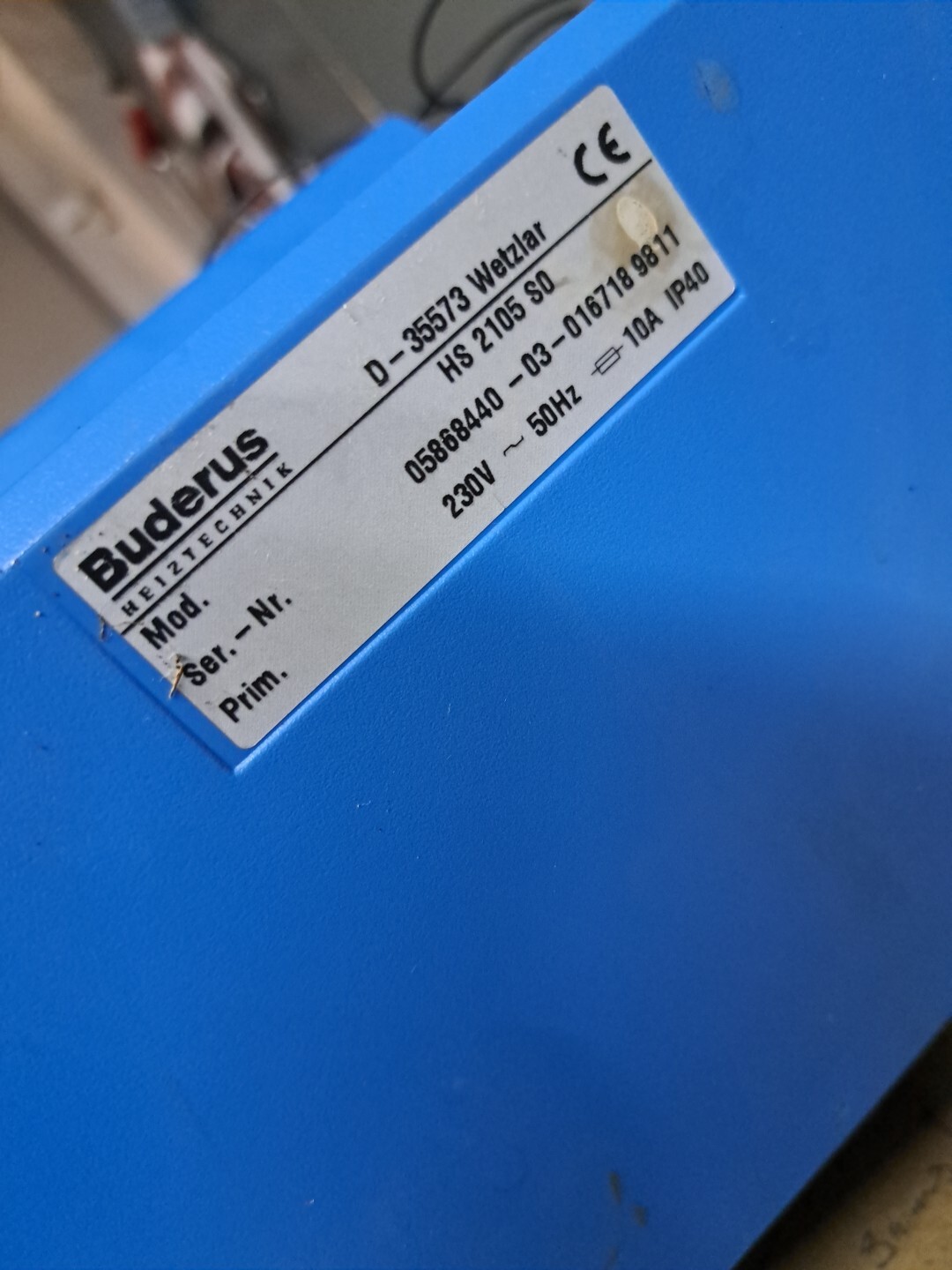 Buderus 2000, HS 2105 Regelung Heizungsregelung Steuerung eBay