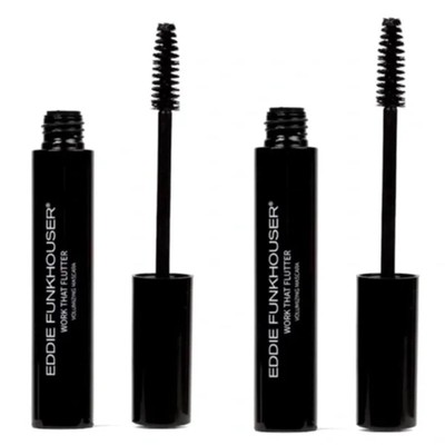 Eddie Funkhouser Volumizing, Waterproof &Lengthening Mascara Black / Noir NEW