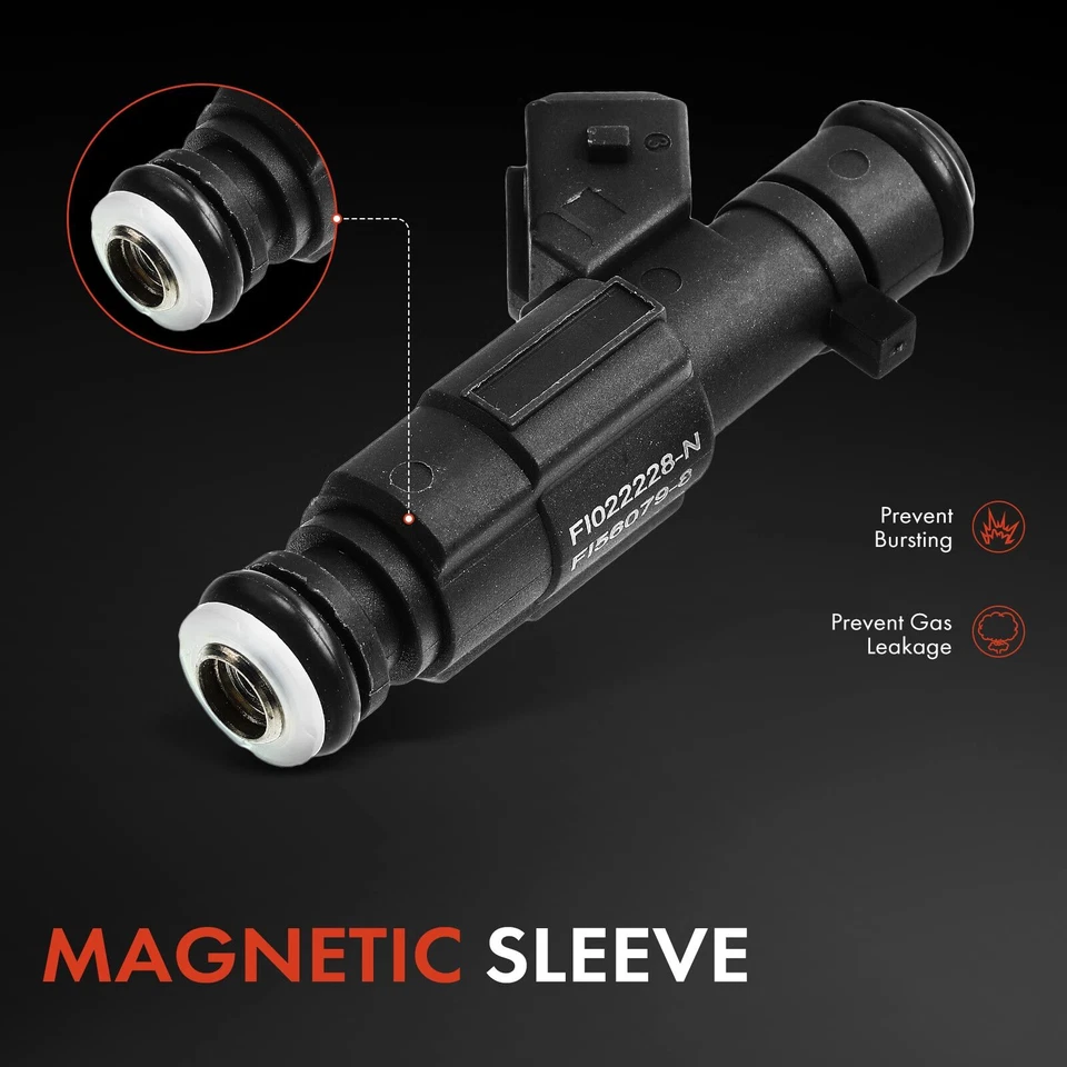 Juego de 8 inyectores de combustible para Ferrari F355 1999 F355 F1 F355 GTS F355 Spider 3,5 L Foto 3 de 4