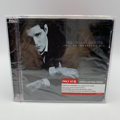 MICHAEL BUBLE - Call Me Irresponsible - Limited Edition CD & DVD New Sealed