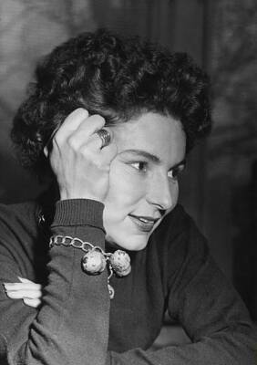 Dagmar Sp�thRadio Reporter, DPortr�t publ Radio Revue, 37 1953 Old Photo