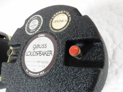 ＧＡＵＳＳ ＨＦ４０００ ２吋ドライバー 高額買取実施中!!】GAUSS HF4000 HF-4000 ガウス 16Ω 2インチ