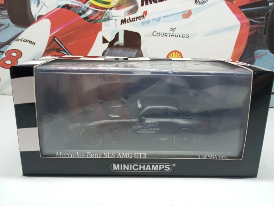 MINICHAMPS - MERCEDES-BENZ SLS AMG GT3 45 YEARS EDT. 1:43 SCALE MODEL 410 133200 - Image 3 of 4