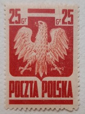 Stamps, Poland: Goznak. Fi 342 Error/s
