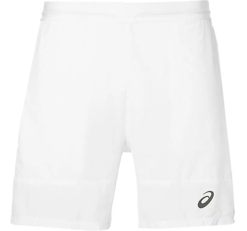 ASICS Mens Tennis/Sports Athlete 7in Shorts Real White Blue Jewel Size Large NEW