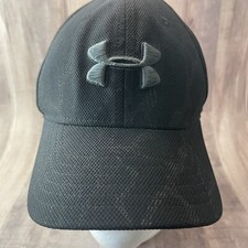 Under Armour Youth Boys Baseball Cap Size S-M Gray Black Camo Classic Fit Hat