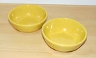 2 Vintage Autumn Yellow 5 1/2" Frankoma Desert Bowls-#6X-Ex Cond