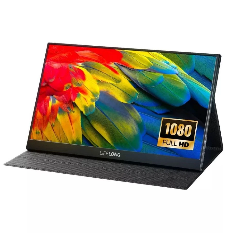 Monitor Portátil Lifelong G70 15.6" FHD 1080p 60Hz 6ms con USB-C y Mini HDMI