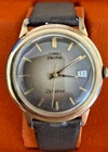 Vintage 1970s Timex Electric "Tiger's Eye" Dynabeat mens watch with box