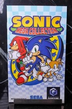 NO GAME- Sonic Mega Collection Authentic MANUAL ONLY Nintendo GAMECUBE