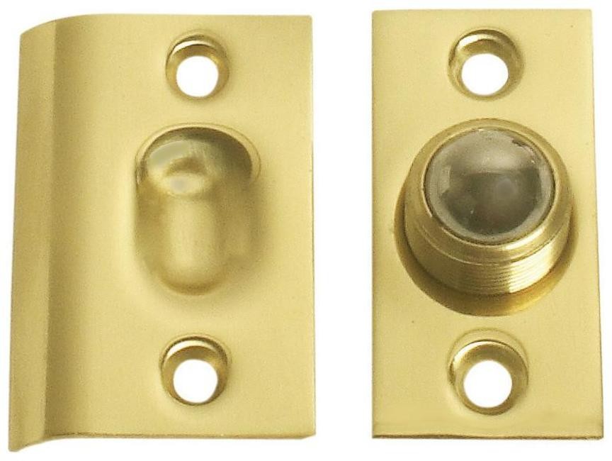 Emtek 8802 2-1/8 Inch Ball Catch With Strike - Brass