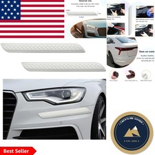 Durable Pvc Anti-scratch Car Bumper Guard Strips - 2 Pack For All Vehicle Types Durable Pvc Anti-scratch Car Bumper Guard Strips - 2 Pack For All Vehicle Types