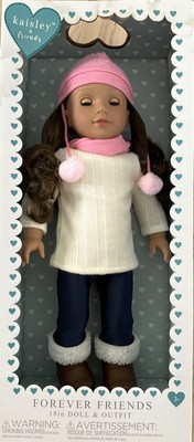 Kaisley & Friends 18'' Forever Friends Doll in Winter Outfit New