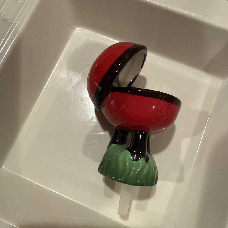 Nora Fleming retired  mini - A63 Hot Stuff summer BBQ Grill 