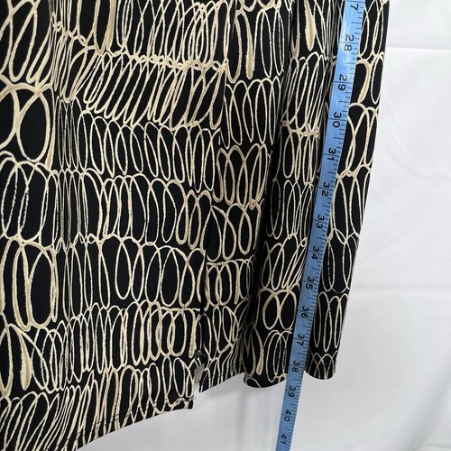 Vintage Studio M Women’s XS Geometric Print Wrap Dress V-Neck Knee Length - Picture 8 of 9
