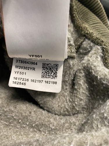Superdry Vintage Logo Panel Green Camo Hoodie—Medium - Picture 9 of 10
