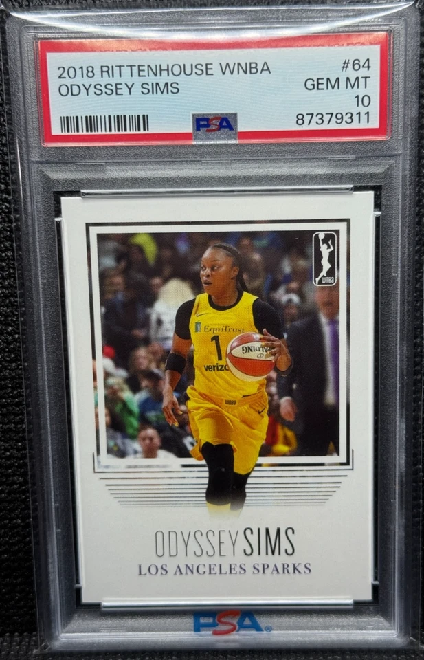 🏀 Odyssey Sims 💎 PSA 10 💎 2018 Rittenhouse WNBA - Indiana Fever Free Shipping - Image 2 of 4