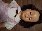 Vtg 1960 Mattel Chatty Cathy Doll Brunette Sleepy eye Dress Clothes Plaid outfit