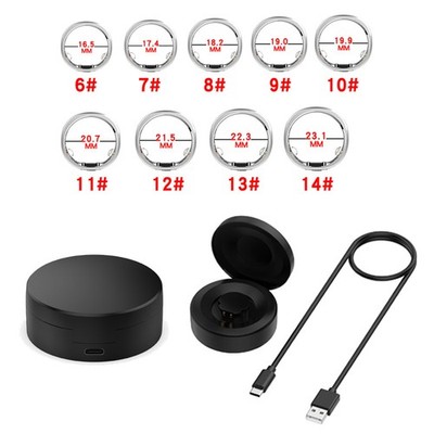 Smart Ring Charging Case for RingConn Größe 6-14 Smart Ring Ladegerät Brandneu