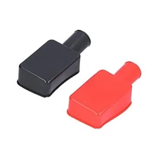 Battery Terminal Protector, 2PCS Battery Terminal Cover, Universal Rubber 