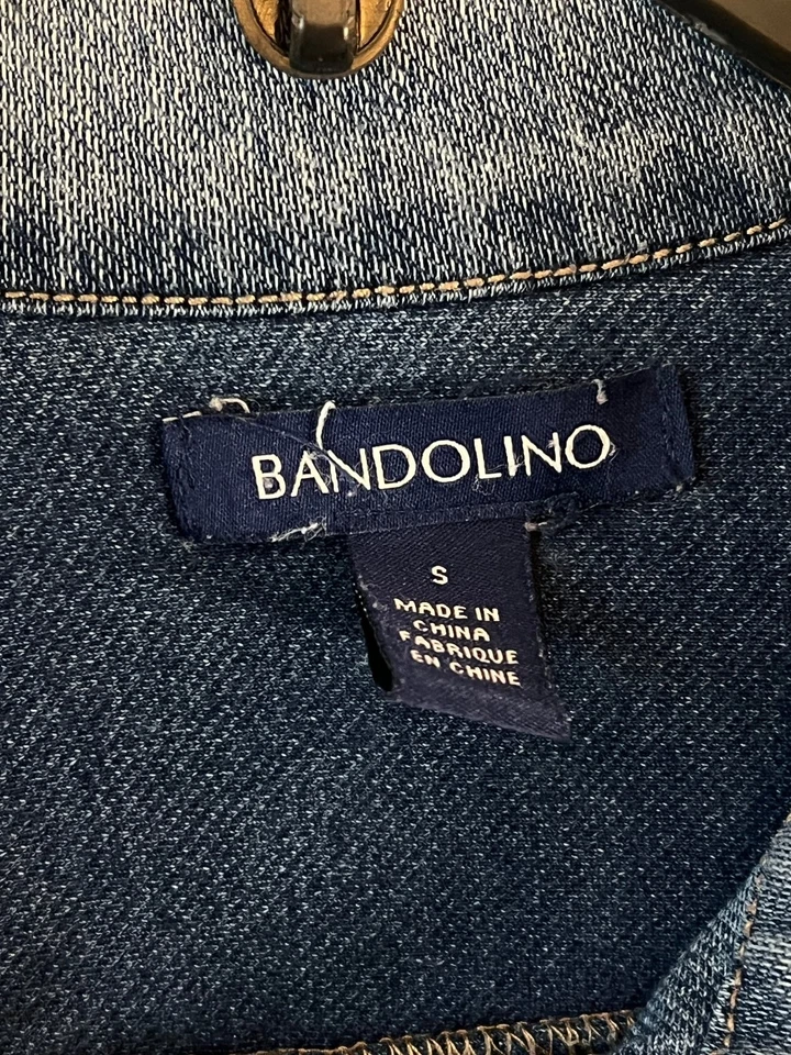 Chaqueta vaquera Bandolino para mujer azul talla S algodón spandex Foto 2 de 4