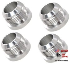 Male Billet 6061t6 Aluminum Weld On Fitting Bung 10An 4Pcs