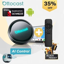 Ottocast P3 PRO Android13 AI box CarPlay Adapter *AI Voice Control *QCM6225 128G