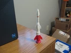 VINTAGE MARX OPERATION MOON BASE PLAYSET ROCKET