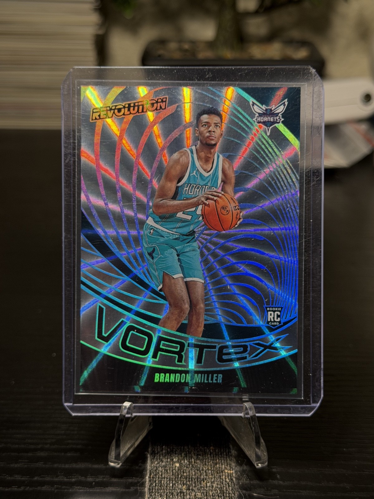 2023-24 Panini Revolution Vortex 3 RC Brandon Miller Sunburst /75