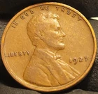 1927 P Lincoln Wheat Cent! Better Condition!