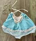 Mattel TINY CHATTY BABY Doll Blue Replacement 6” Romper Outfit vintage