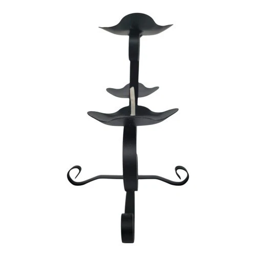 Martha Stewart Clásico Hierro Forjado Apariencia 3 Velas Acero Soporte 3.5"X2" Foto 3 de 4