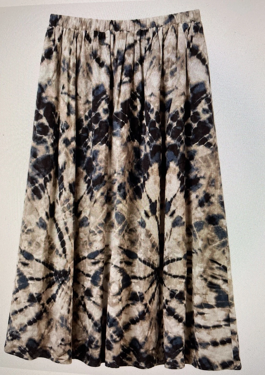 NEW SIMPLY VERA WANG midi skirt womens XL pull on Linen Blend Tie Dye Beachy
Opens in a new window o