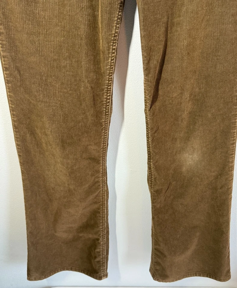 Eddie Bauer Women Brown Corduroy Straight Leg Pants Size 8 Work Chores Barn - Image 4 of 4