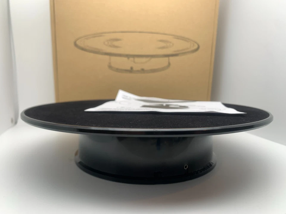 2023 Autoart 1/18 Scale Rotary Display Stand - 10 Wide, Black Top, Medium - Image 2 of 4