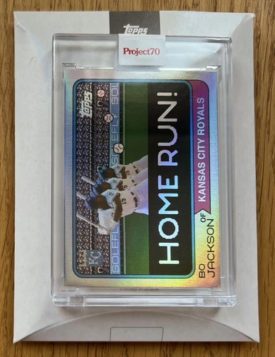 2021 TOPPS PROJECT 70 - BO JACKSON BY SOLEFLY - RAINBOW FOIL 09/70 #549