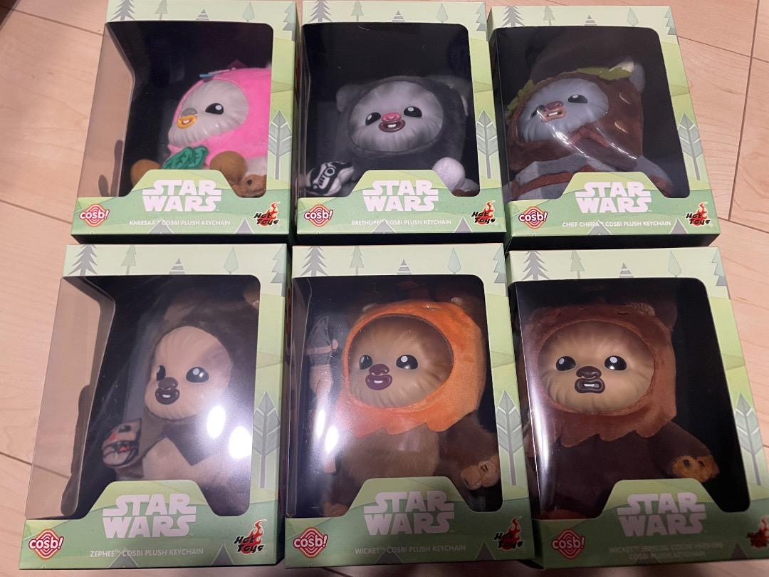 ★Cosbi STAR WARS EWORKS WICET￼ SPECIAL Hot Toys Star Wars Ewoks Cosbi Bobble-Head Collection Figure