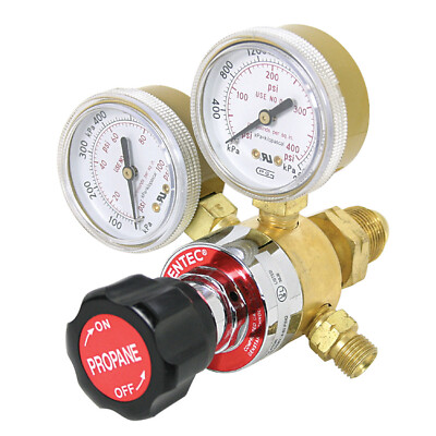 Gentec Small Torch Propane Regulator Single Stage Cylinder Regulator